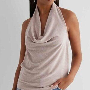 Cowl Neck Halter Top